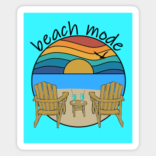 Beach Mode Sticker